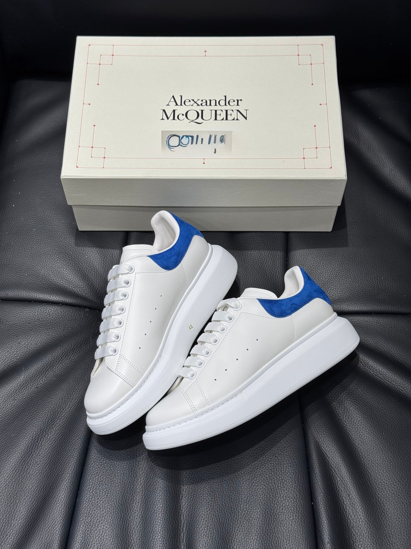 White and Blue Premium Shoes