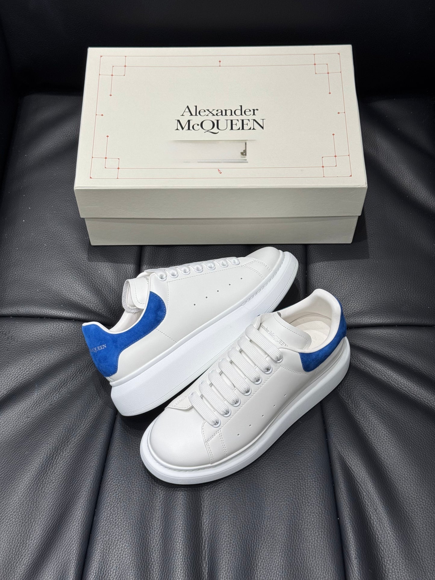 White and Blue Premium Shoes
