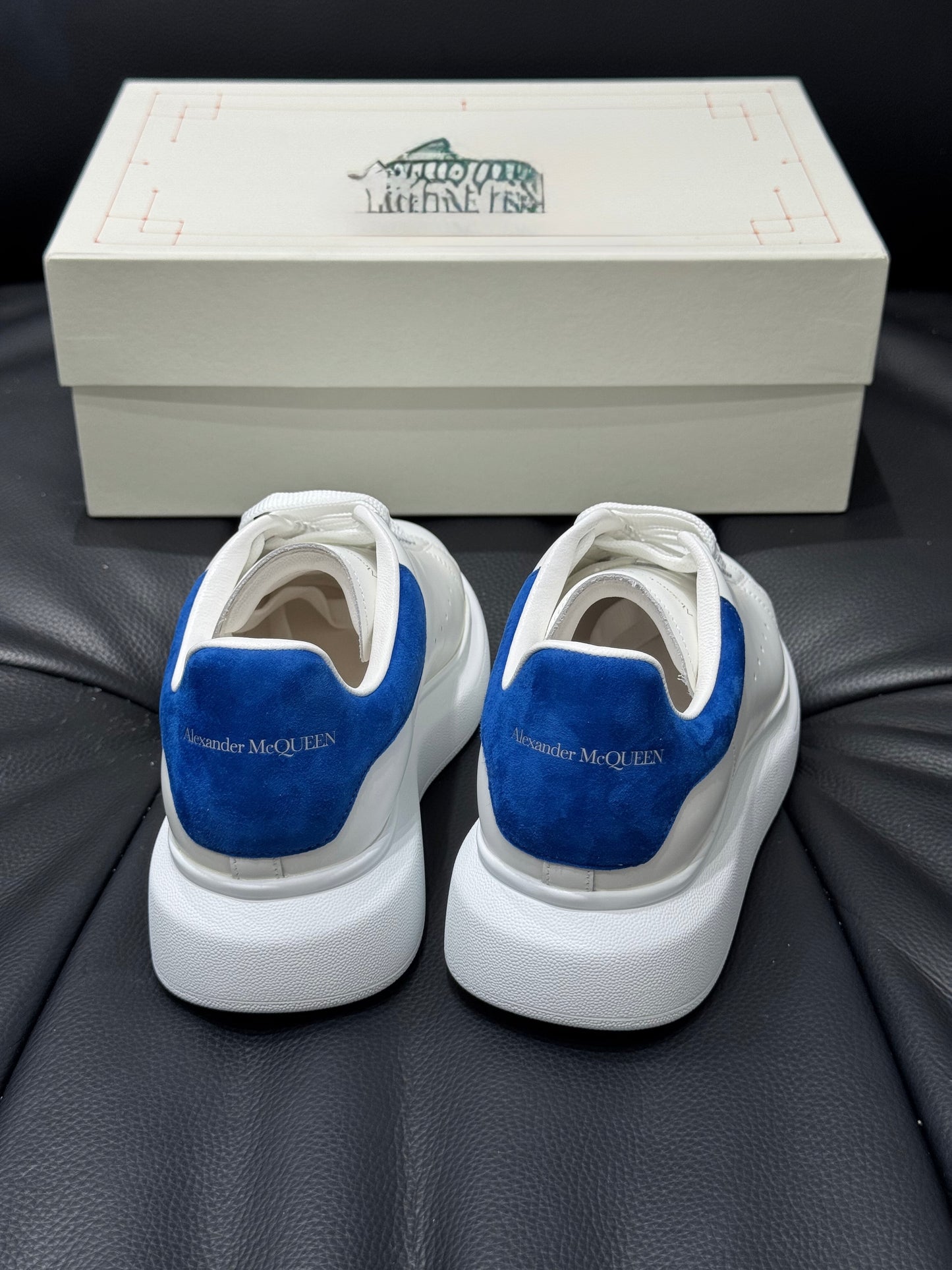 White and Blue Premium Shoes