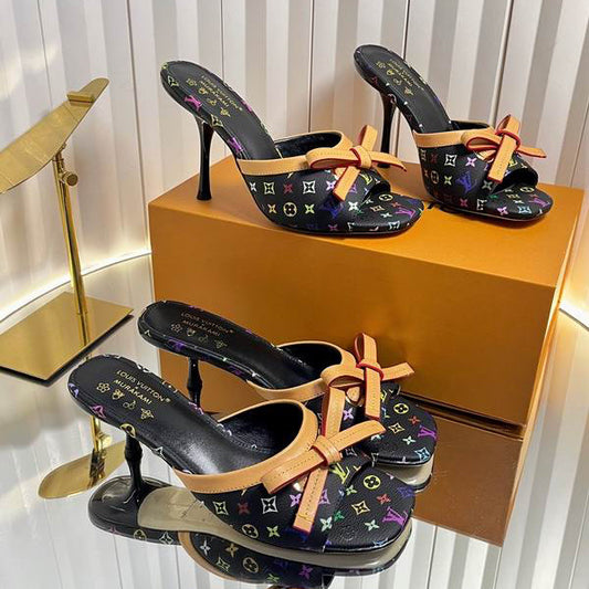Bow Heeled Sandals