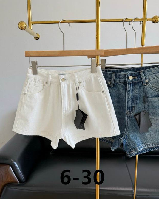 Denim shorts